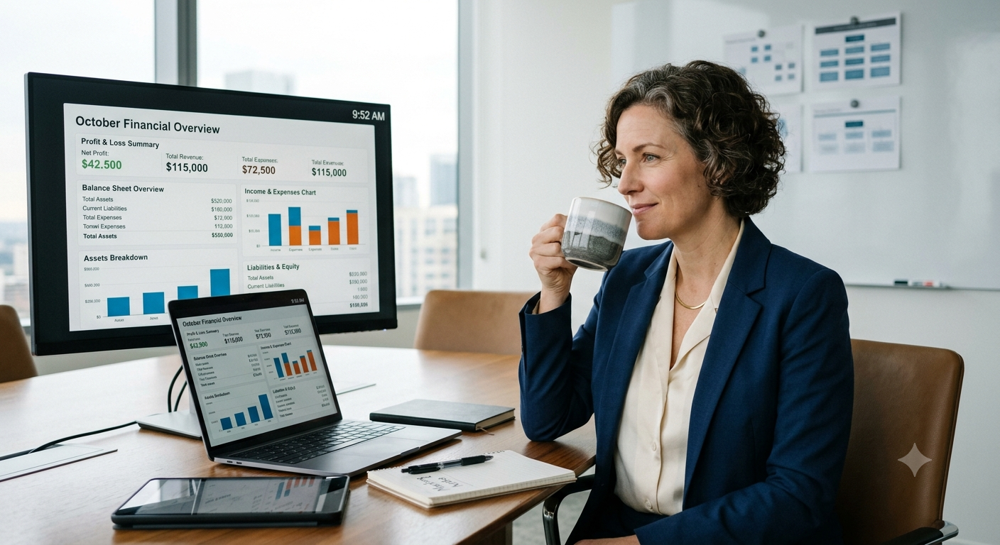 Profit and loss and balance sheet reports